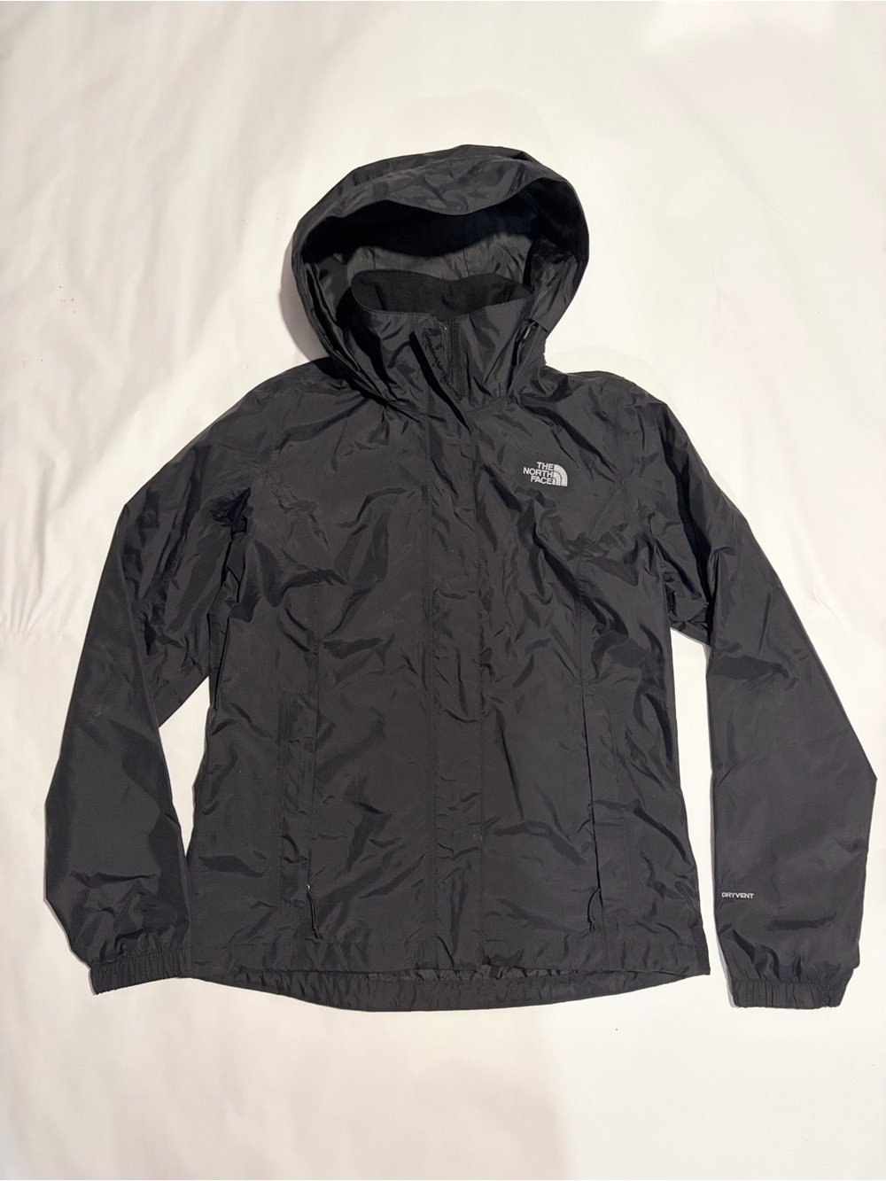 The North Face Black Kids Hooded Rain Shell